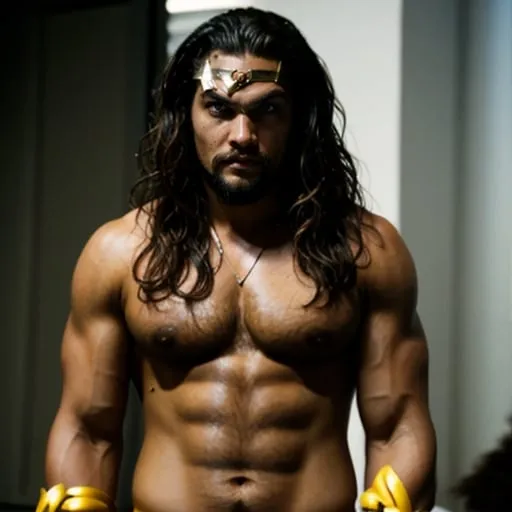 Prompt: Jason Momoa nudelook