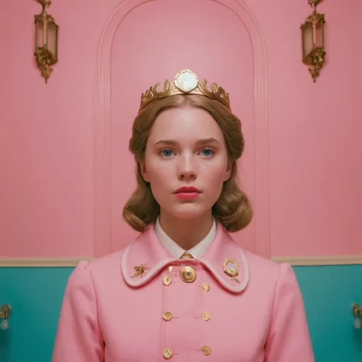 Prompt: Sleeping Beauty but in a Wes Anderson Movie