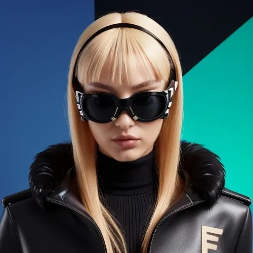 Prompt: Fendi cyber look 