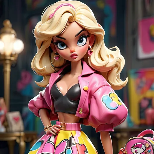 Prompt: Barbie Moschino