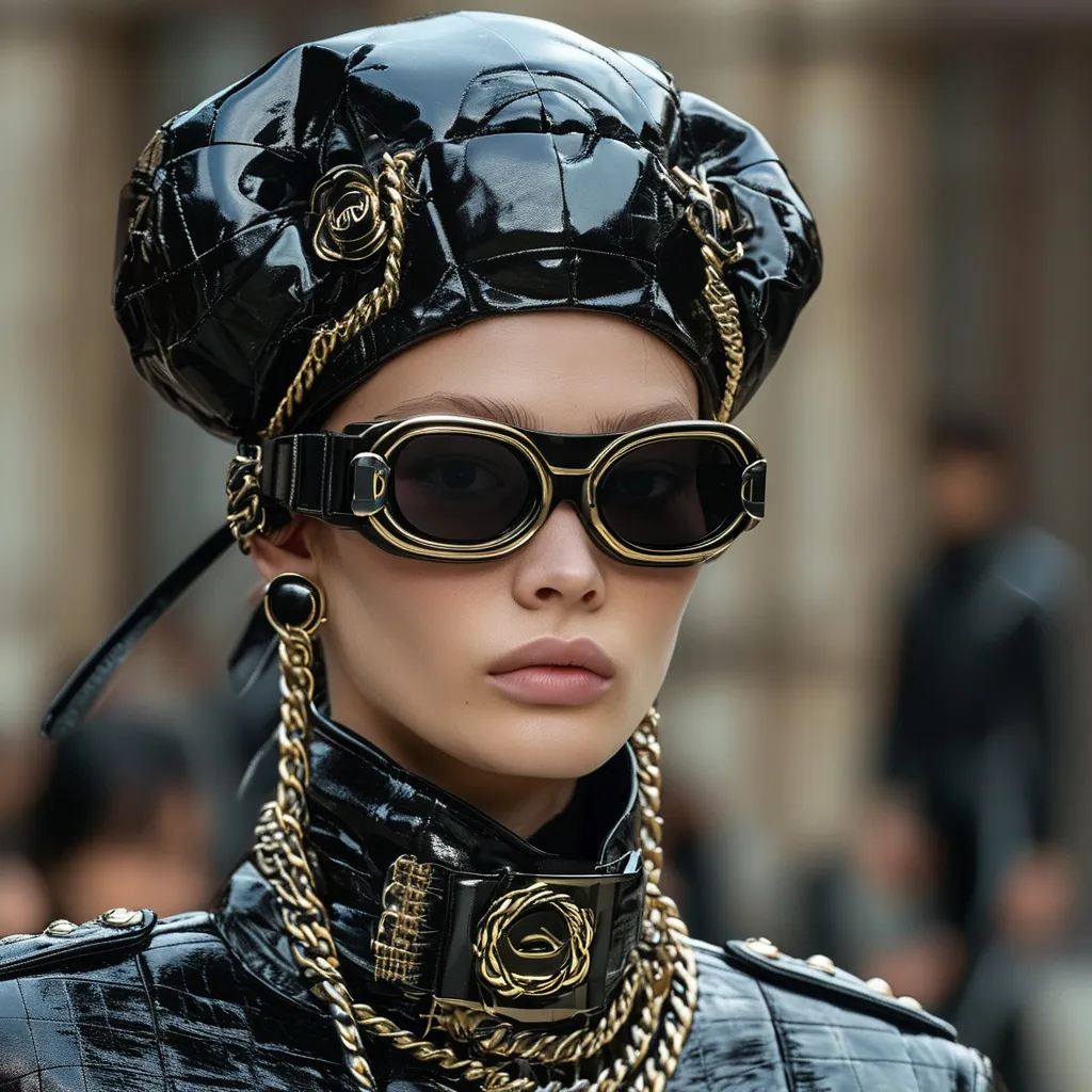 Prompt: Chanel cyber punk look