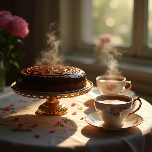 Prompt: Sacher torte 