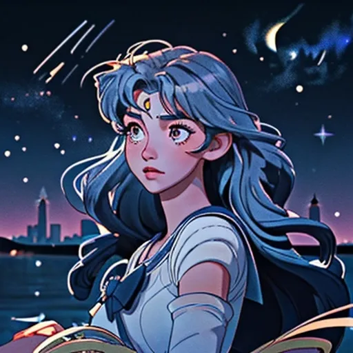 Prompt: Sailor Moon 