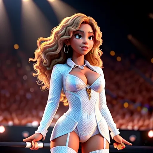 Prompt: Beyoncé in concert 