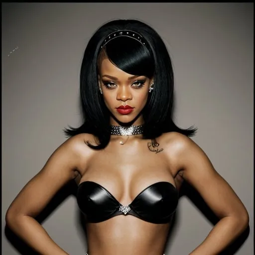 Prompt: Rihanna Drag queen 
