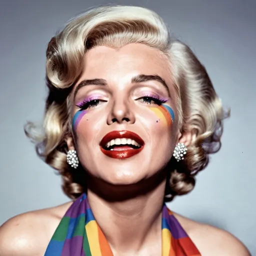 Prompt: Marylin Monroe for Pride Month 