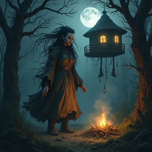 Prompt: Baba Jaga