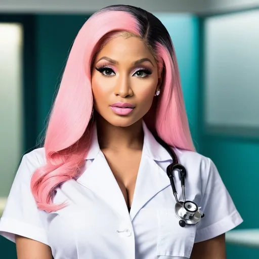 Prompt: Nicki Minaj as a Doctor