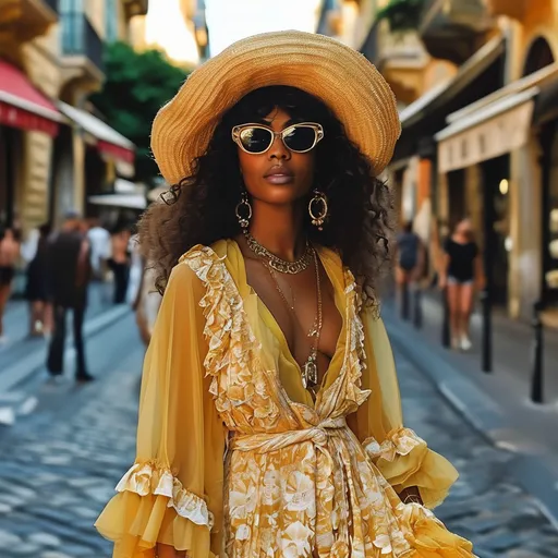 Prompt: French Fashion in Nice