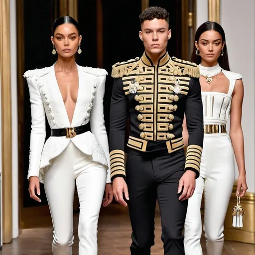 Prompt: Balmain but make it Bridgerton