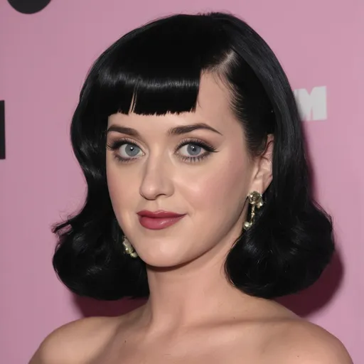 Prompt: Katy Perry as Betty Page