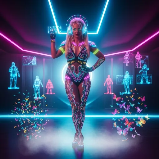 Prompt: Cyber Britney Spears 