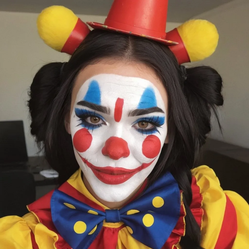 Prompt: Madison Beer as a clown