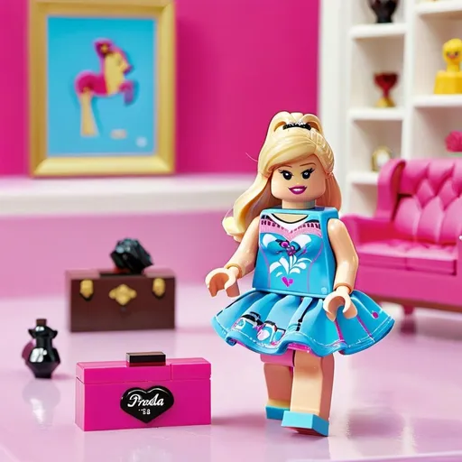 Prompt: Barbie wearing Prada