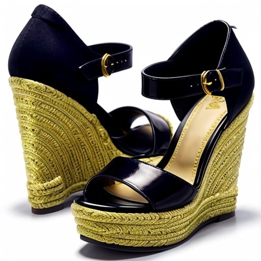 Prompt: Versace wedges