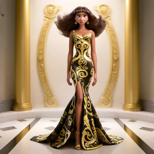 Prompt: Versace dress