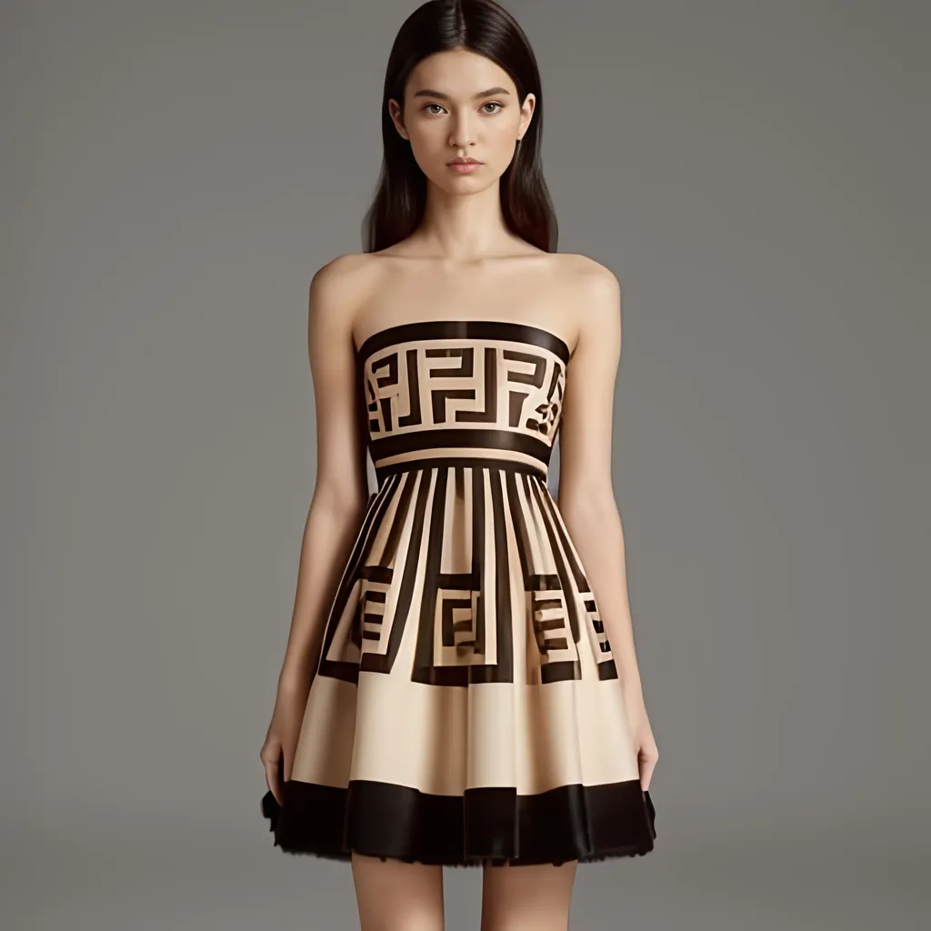 Prompt: Fendi dress