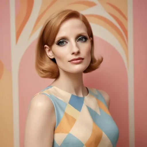 Prompt: Jessica Chastain as Twiggy