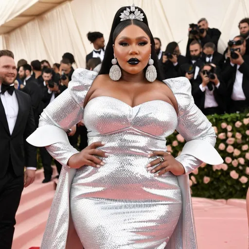 Prompt: Lizzo wearing Miu Miu 