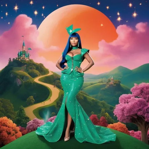 Prompt: Nicki Minaj as Peter Pan