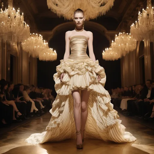 Prompt: Jean Paul Gaultier dress