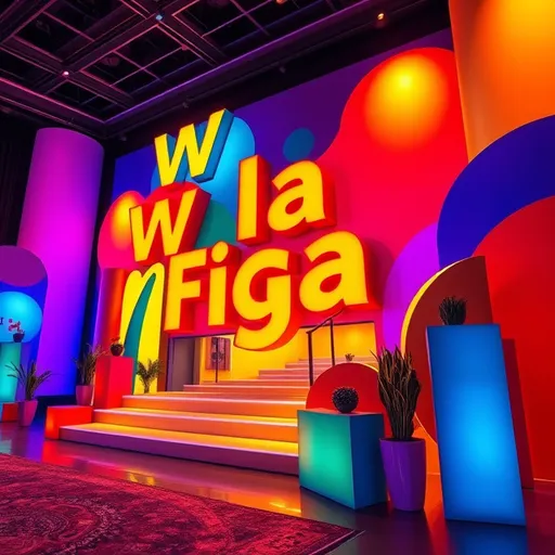 Prompt: (W la figa), vibrant, bold colors, striking design, emphasis on dynamic shapes, modern style, playful and energetic ambiance, high contrast, captivating visual elements, intriguing composition, HD quality, attention-grabbing aesthetics, perfect for contemporary settings, celebrating creativity and expression.