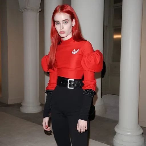 Prompt: Ariel wearing Balenciaga