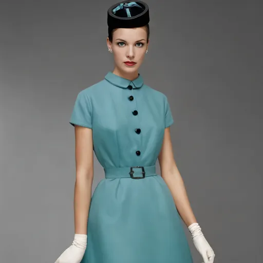 Prompt: Prada dress in 1958