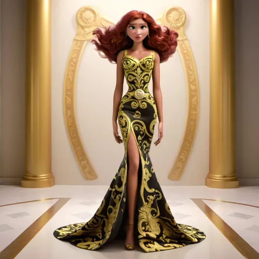 Prompt: Versace dress