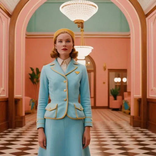 Prompt: Cinderella but in a Wes Anderson Movie