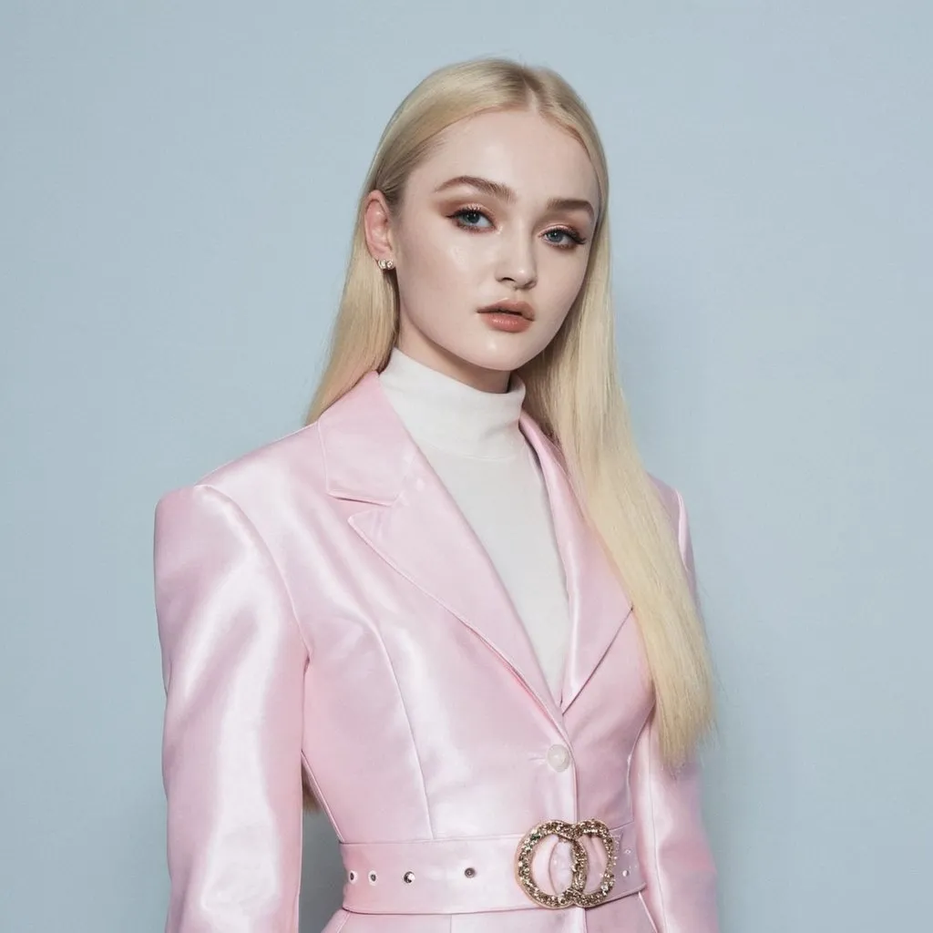 Prompt: Kim Petras wearing Stella Mc Cartney