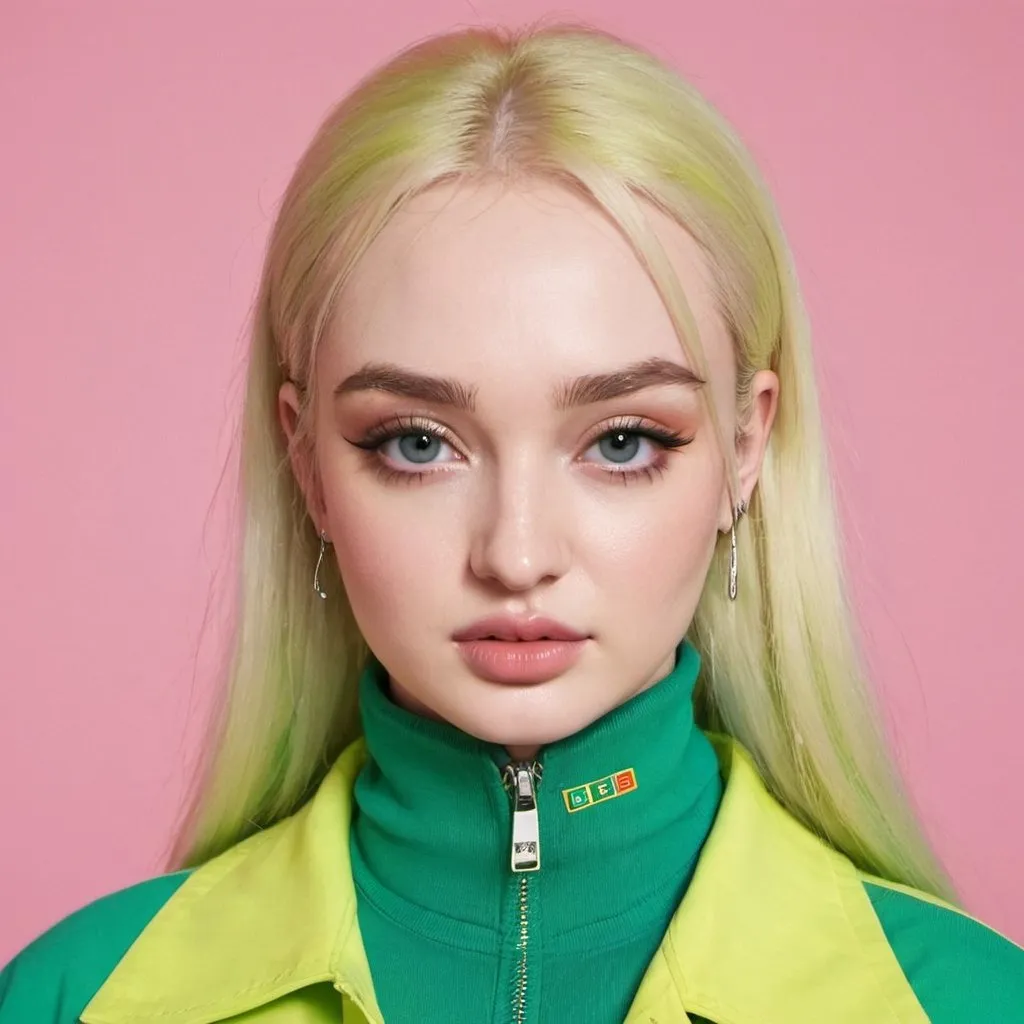 Prompt: Kim Petras wearing Benetton