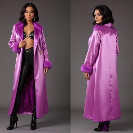 Prompt: Bob Mackie coat