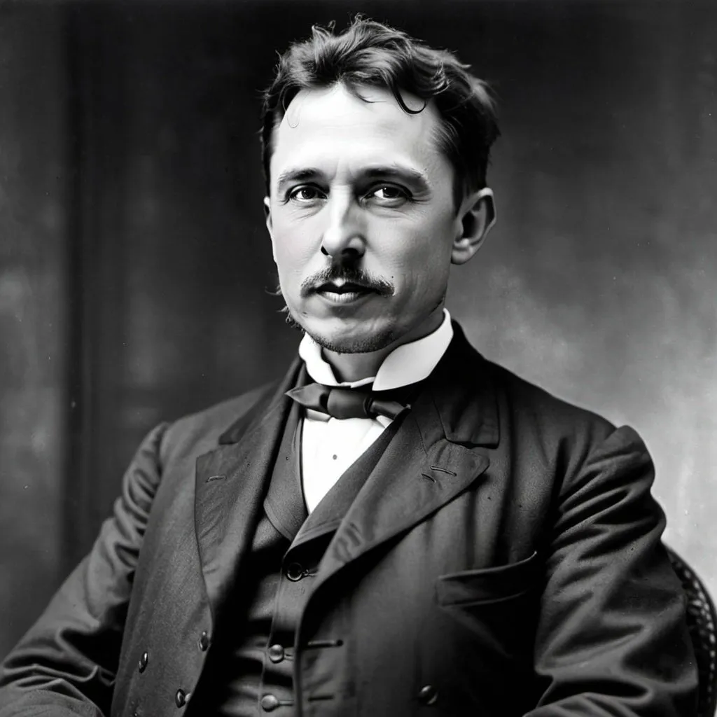 Prompt: tesla the man scientifique 