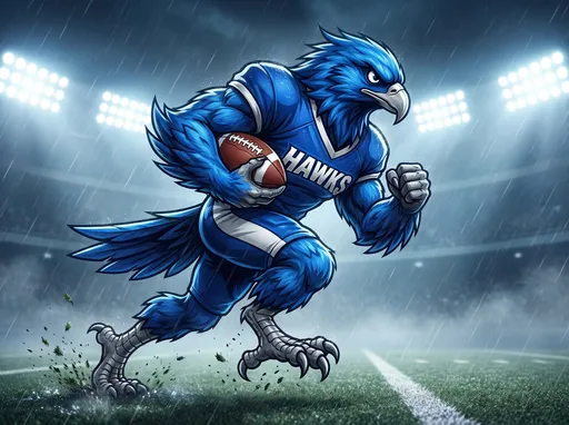 Prompt: @c3ua8z68SJ5e1nGwAEFt running with the football