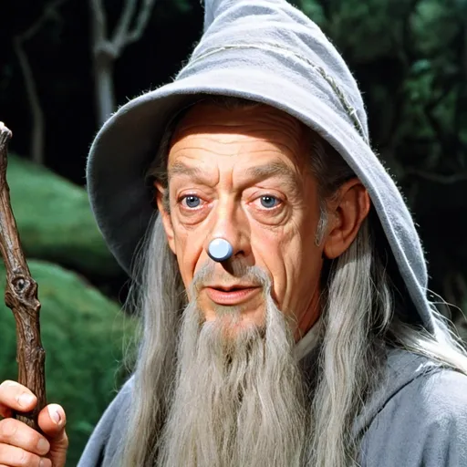 Prompt: Don Knotts as Gandalf the Grey from Lord of the Rings