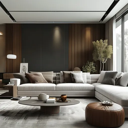 Prompt: a modern living room