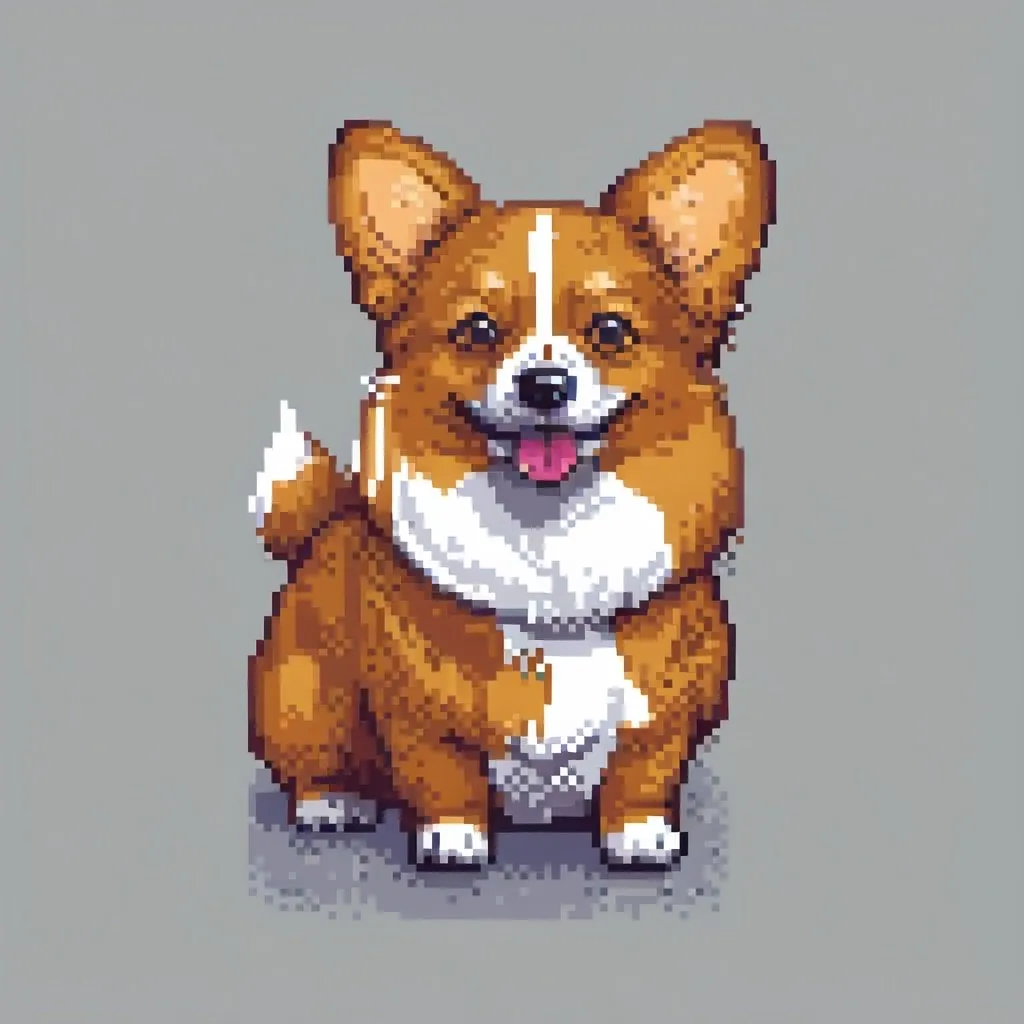 Prompt: a corgi