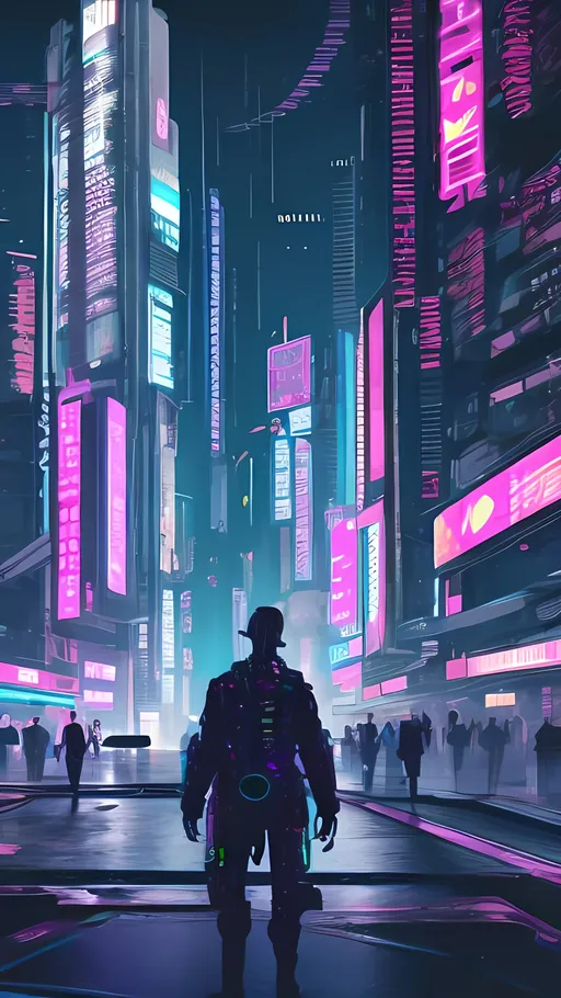 Prompt: Cyberpunk with name
