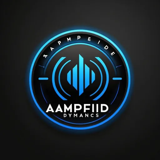 Prompt: A logo for a business that sells speakers and amplifiers. The company name is amplified audio dynamics