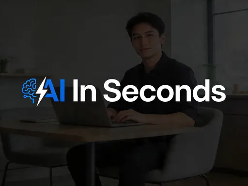 Prompt: Creat a logo for my tiktok channel  which goes by name AI In Seconds