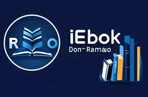 Prompt: Criar banner de site com logo circular com o nome Don Ramao Corp e a direita findo azul futurista com o nome:iEbook .slogan: your library on. imagens de livros, note book e celular. usar medidas  Escala : 7
Passos : 25
Semente : 63384012
Força : 0,75
Largura : 1024
Altura : 272