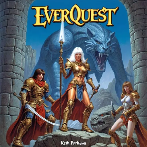 Prompt: Everquest, Keith Parkinson style