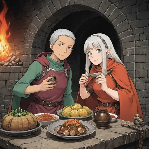 Prompt: Delicious in Dungeon