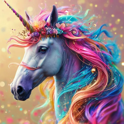 Prompt: Fantastic magical unicorn, vivid colors, extremely detailed