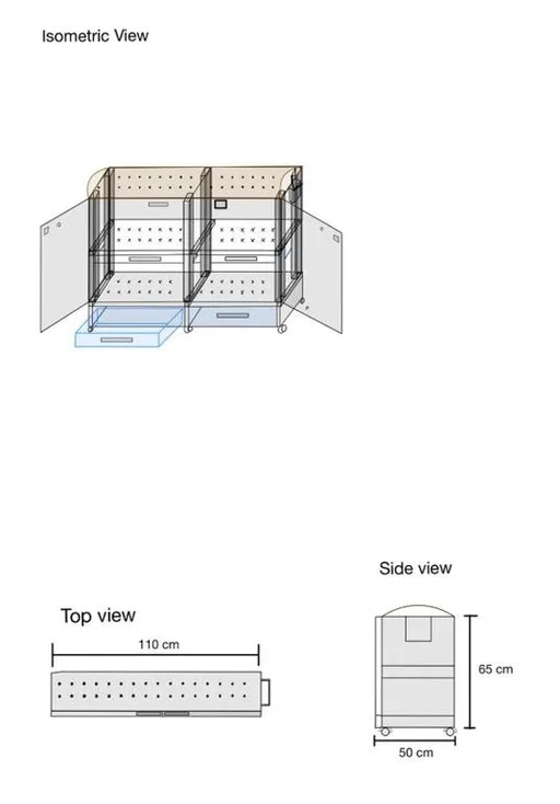 Prompt: shoe rack which have mesh drawer, sock compartment, wheel, bench, transparent door, stainless steel material, automatic door, ultraviolet shoe rack, freshener, silica to absorb humidity, buzzer to alert door open and closed, has locking system using RFID system