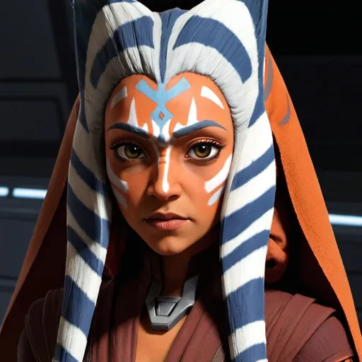 Prompt: Ahsoka Tano, nothing on