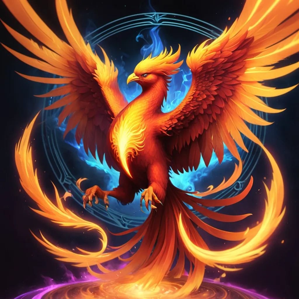 Prompt: ARCANE PHEONIX