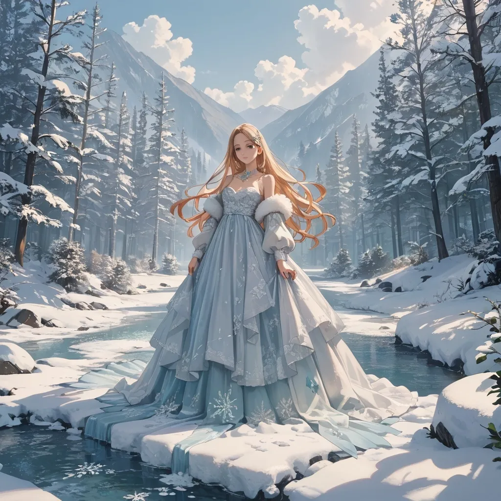 Prompt:  score_10 score_9_up score_8_up, score_7_up score_6_up rating_questionable,(masterpiece, best quality, highres:1.2), (intricate and beautiful:1.2), heavy snow in the ice age