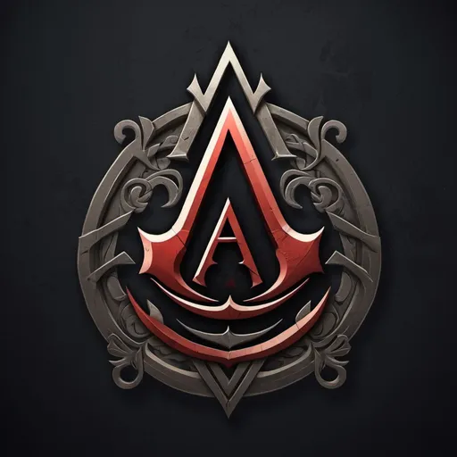 Prompt: Assassin's Creed valhala logo